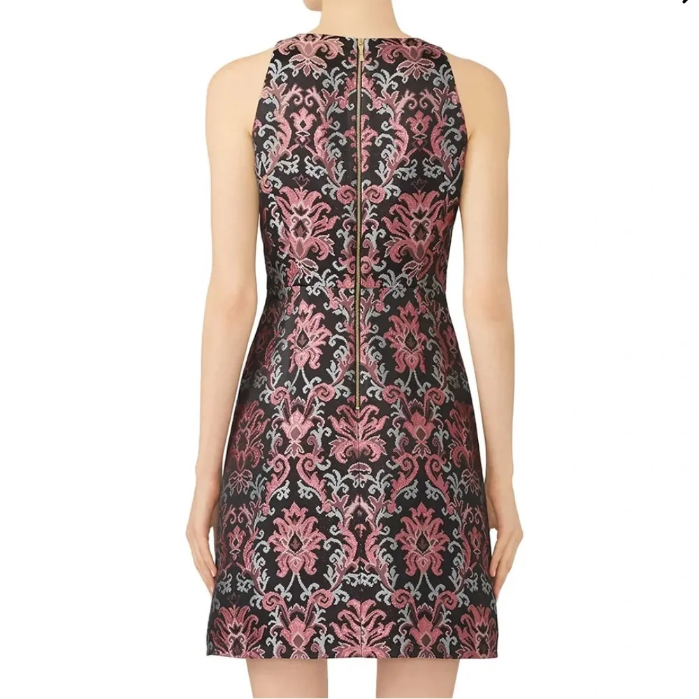 NWT kate spade Mini Dress Tapestry Jacquard Fit-and-Flare Women’s 4 Sleeveless